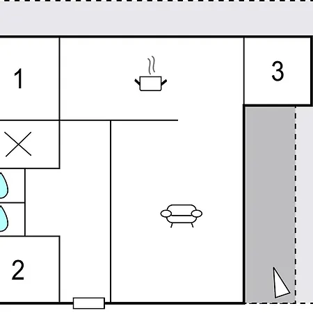 Three-bedroom In Апартаменты *
